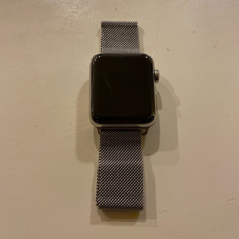 Apple watch series3 42mm stainless steel case